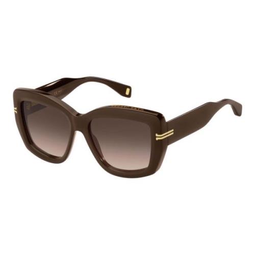 Marc Jacobs Stiliga bruna solglasögon Brown, Dam