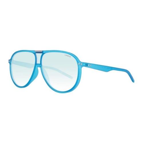 Polaroid Blå Acetat solglasögon med urtavla Blue, Unisex