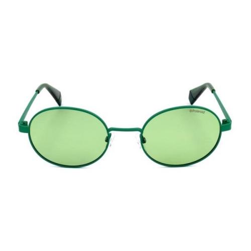 Polaroid Grön Metall Polariserade Solglasögon Green, Unisex