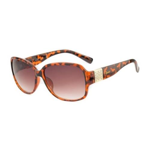 Guess Brun Resin Solglasögon med Kategori 3 Linser Brown, Dam