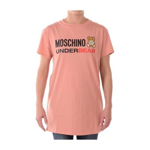 Moschino Casual Sweatshirt för Män och Kvinnor Pink, Dam