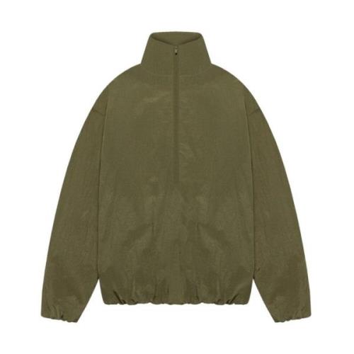 Fear Of God Ripstop Halfzip Pullover Militärstil Green, Herr