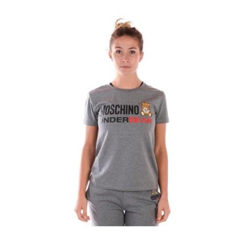 Moschino Casual Sweatshirt för Män och Kvinnor Gray, Dam