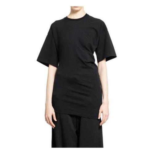 TotêMe Svart Twisted Jersey Tee Black, Dam