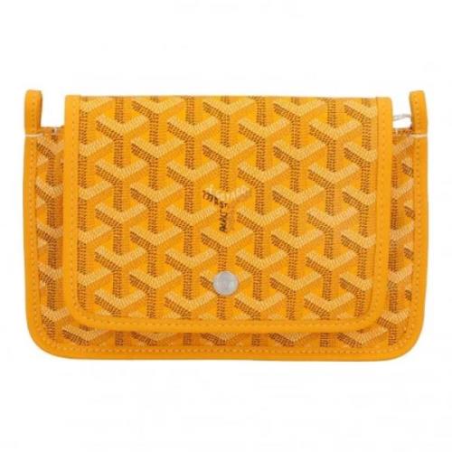 Goyard Vintage Pre-owned Canvas plnbcker Yellow, Dam