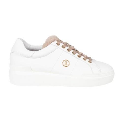 Bogner Lyxigt Fårskinn Sneakers White, Dam