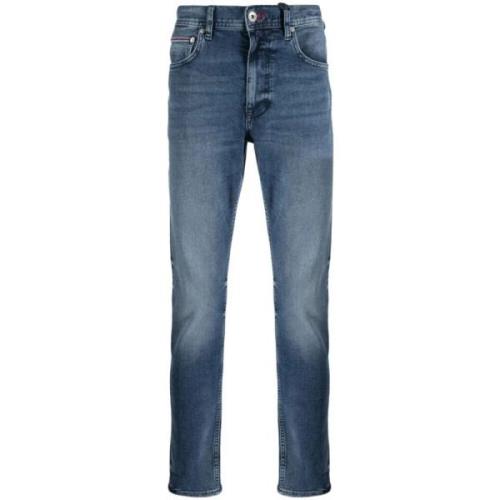 Tommy Hilfiger Blå Skinny Jeans Tapered Houston Blue, Herr