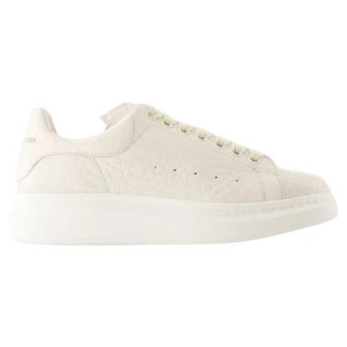 Alexander McQueen Laeder sneakers White, Dam