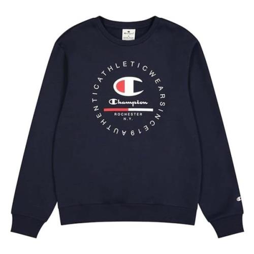 Champion Crewneck Hoodie Blue, Herr