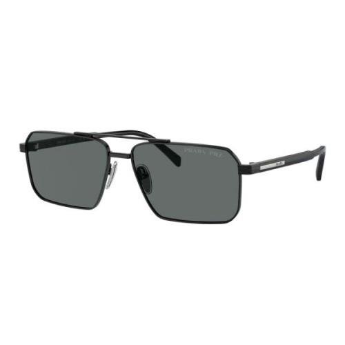 Prada PR A57S 1Ab5Z1 Sunglasses Black, Herr