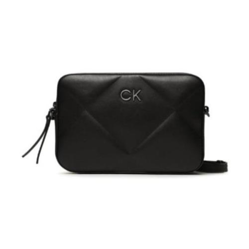 Calvin Klein Quilt Kameraväska för Kvinnor Black, Dam