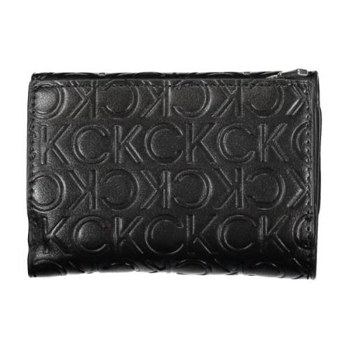 Calvin Klein Svart Damplånbok med Dragkedja Black, Dam