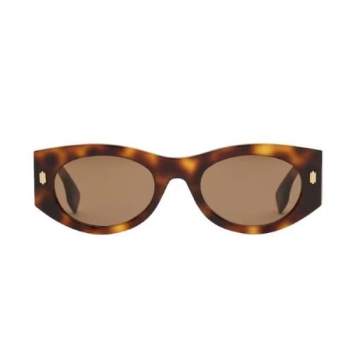 Fendi Solglasögon Fendi Roma Fe40125I Brown, Dam