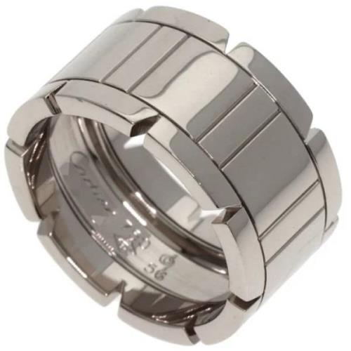 Cartier Vintage Pre-owned Vitt guld ringar Gray, Dam