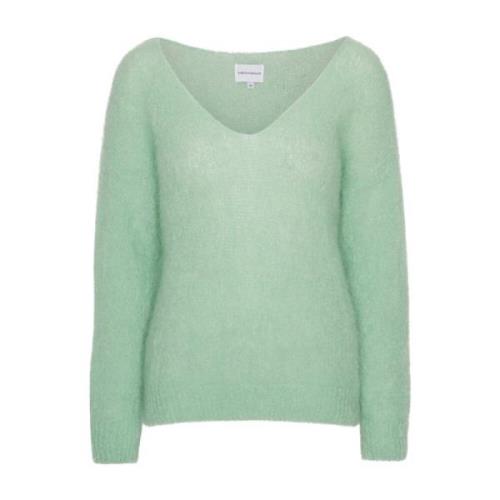 American Dreams Mintgrön Batikinspirerad Pullover Green, Dam