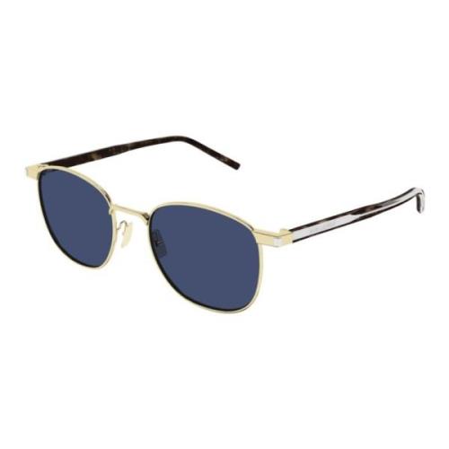 Saint Laurent Klassiskt Läder Axelväska Blue, Unisex