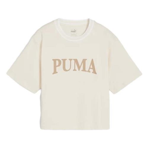 Puma Lag grafisk T-shirt Beige, Dam