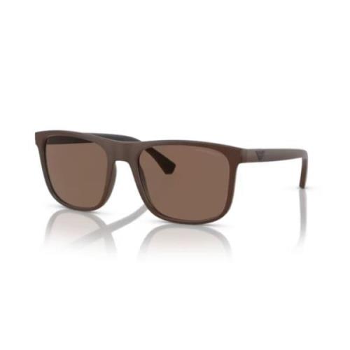 Emporio Armani Stiliga solglasögonkollektion Brown, Unisex