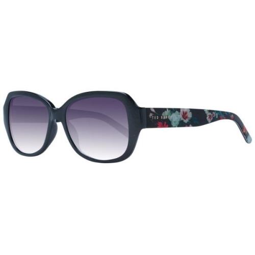 Ted Baker Svarta Kvinnor Solglasögon Gradient Linser Black, Dam