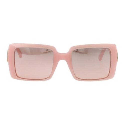 Moncler Stiliga solglasögon Ml0244 Pink, Dam