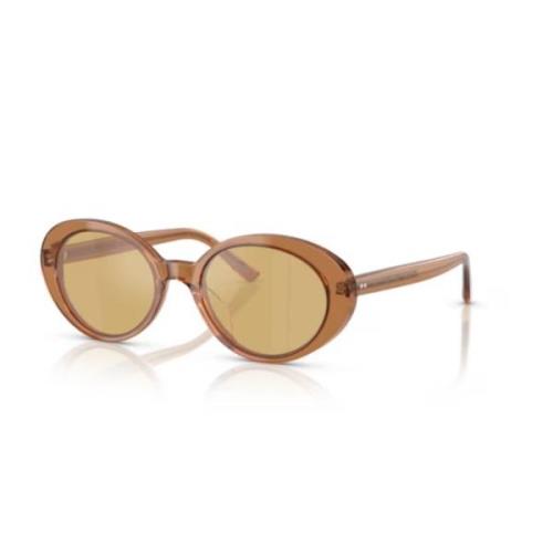 Oliver Peoples Stiliga solglasögon för vardagsbruk Brown, Unisex