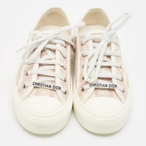 Dior Vintage Pre-owned Canvas sneakers Pink, Dam