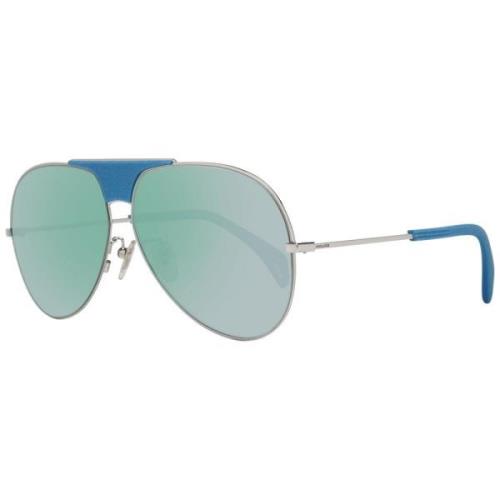 Police Blå Dam Aviator Solglasögon Blue, Unisex