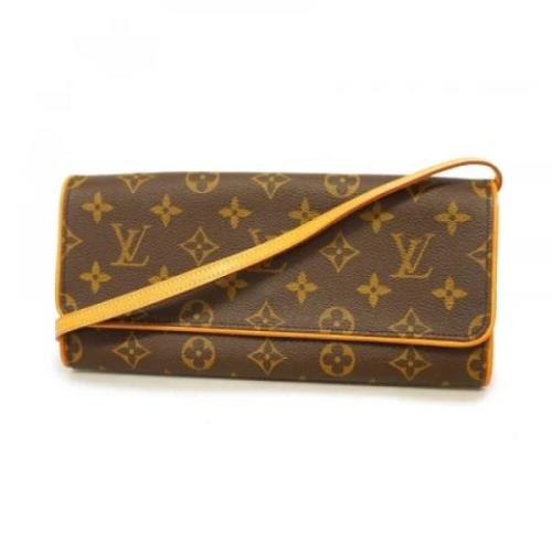 Louis Vuitton Vintage Pre-owned Tyg louis-vuitton-vskor Brown, Dam