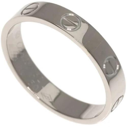 Cartier Vintage Pre-owned Silver ringar Gray, Dam