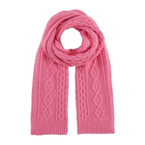 American Dreams Rosa Bomullsscarf Tillverkad i Italien Pink, Dam