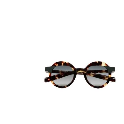 Kaleos Stiliga Glasögon för Moderna Individer Brown, Unisex