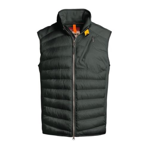 Parajumpers Fleece Nylon Vest för Män Green, Herr