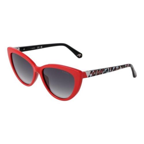 Guess Röda Cat Eye Solglasögon Gradientlins Red, Dam