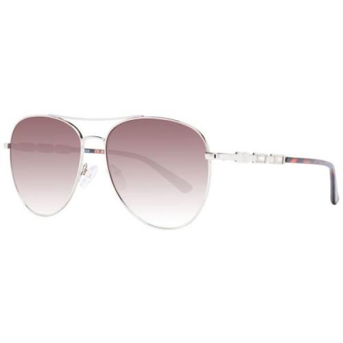 Guess Silver Aviator Solglasögon för Kvinnor Pink, Dam