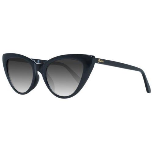 Guess Svart Cat Eye Solglasögon Gradient Linser Black, Dam