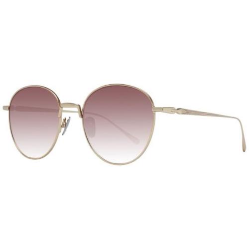 Scotch & Soda Guld Herr Solglasögon Rund Brun Pink, Herr