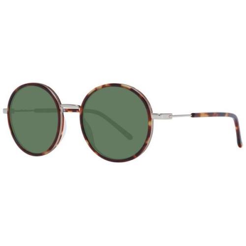 Scotch & Soda Brun Herr Solglasögon Rund Ram Green, Herr