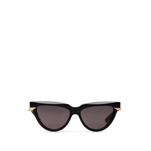 Bottega Veneta Svarta Acetat Solglasögon Black, Dam