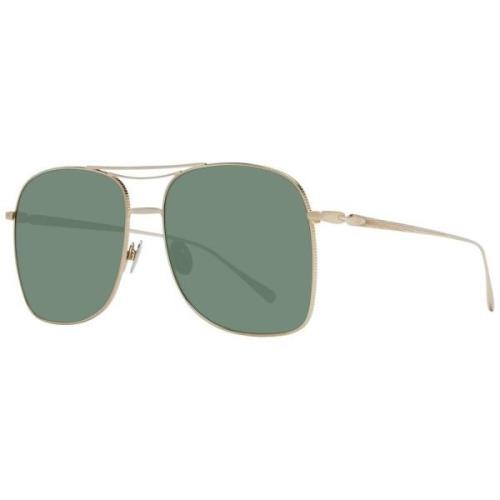 Scotch & Soda Guld Kvinnors Aviator Solglasögon Green, Dam