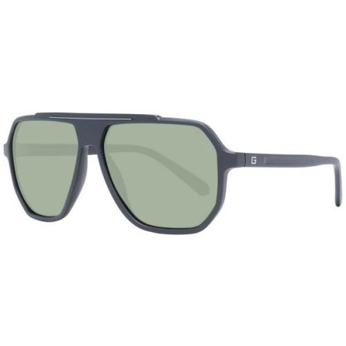 Guess Svarta Aviator Solglasögon för Män Black, Unisex