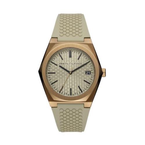 Armani Exchange Herrmode Kvarts Analog Klocka Brown, Herr