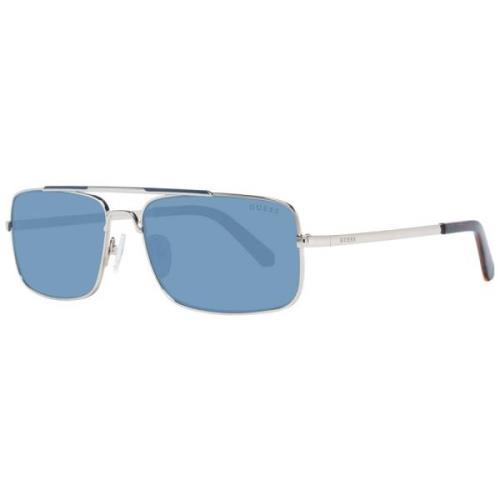 Guess Silver Herr Aviator Solglasögon Blue, Herr