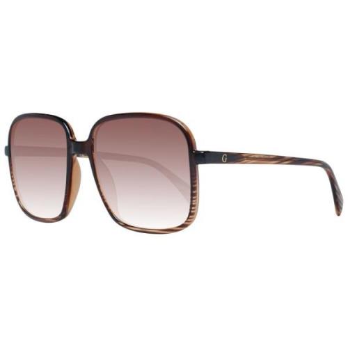 Guess Bruna Dam Solglasögon Kvadratisk Gradient Brown, Unisex