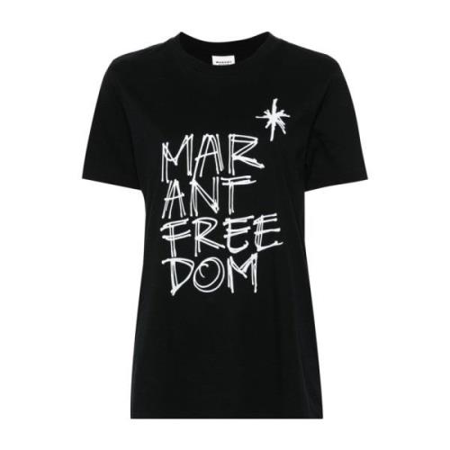 Isabel Marant Étoile Svart T-shirts och Polos Kollektion Black, Dam