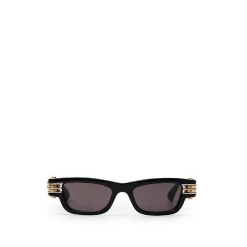 Bottega Veneta Svarta Acetat Solglasögon Black, Dam