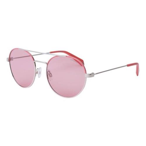 Polaroid Rosa Metall Solglasögon Pink, Unisex