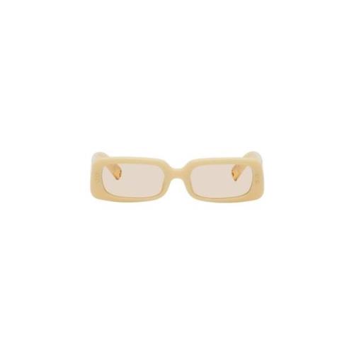 Jacquemus Ljusgula Solglasögon Les Lunettes Azzuro Yellow, Unisex