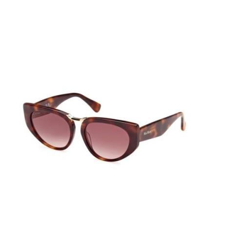 Max Mara Mörk Havana Gradient Brun Solglasögon Brown, Dam