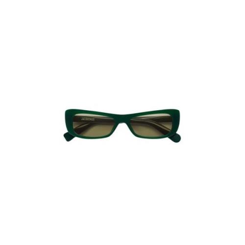 Jacquemus Gröna Solglasögon Les Lunettes Capri Green, Dam