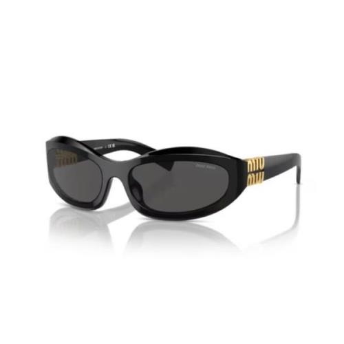 Miu Miu Stiliga ZS Solglasögon Black, Unisex